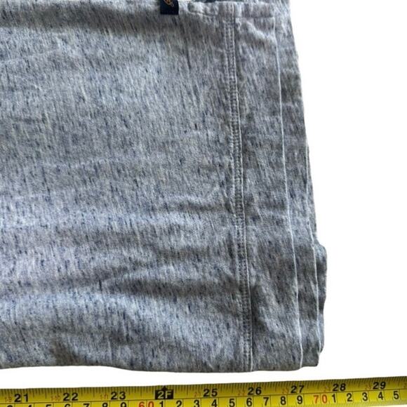 Good Man Brand Premium Cotton Heathered Blue V-Notch Neck Short Sleeve T Shirt M - Picture 6 of 9